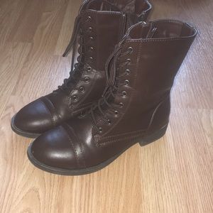 Dark Brown combat boots